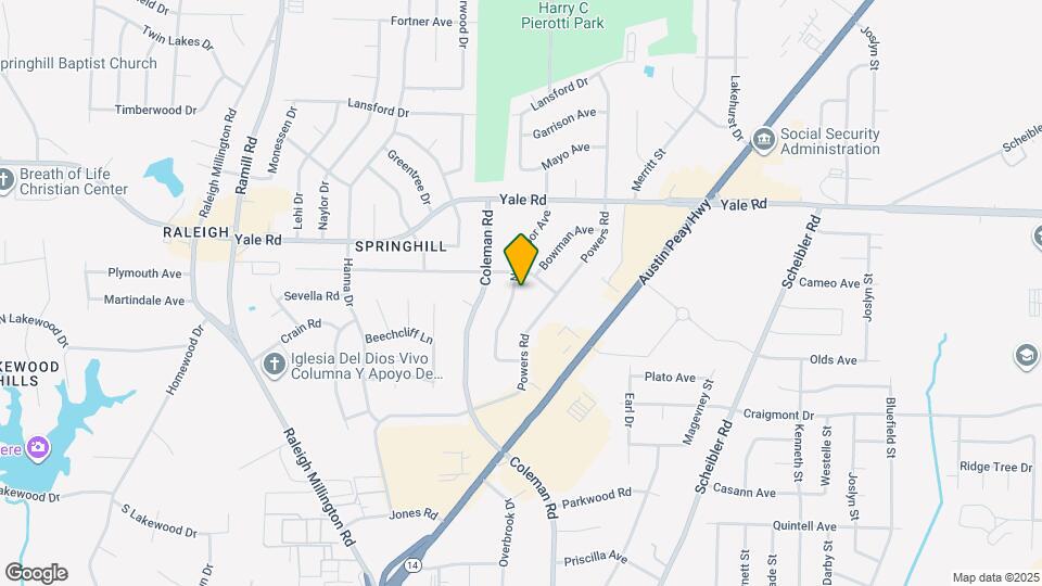 3416 Northmoor Ave Map and Location Details