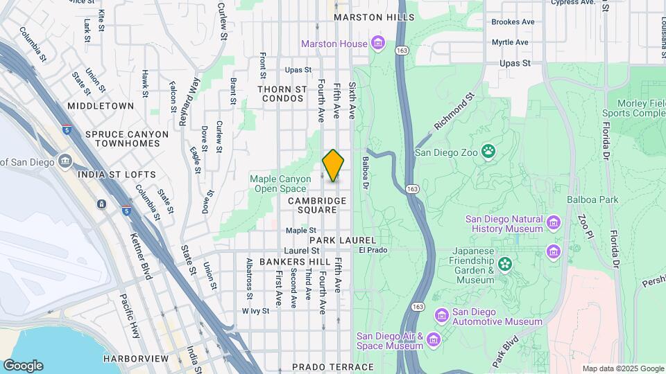 430 Olive St Mapa y Detalles de la Ubicación