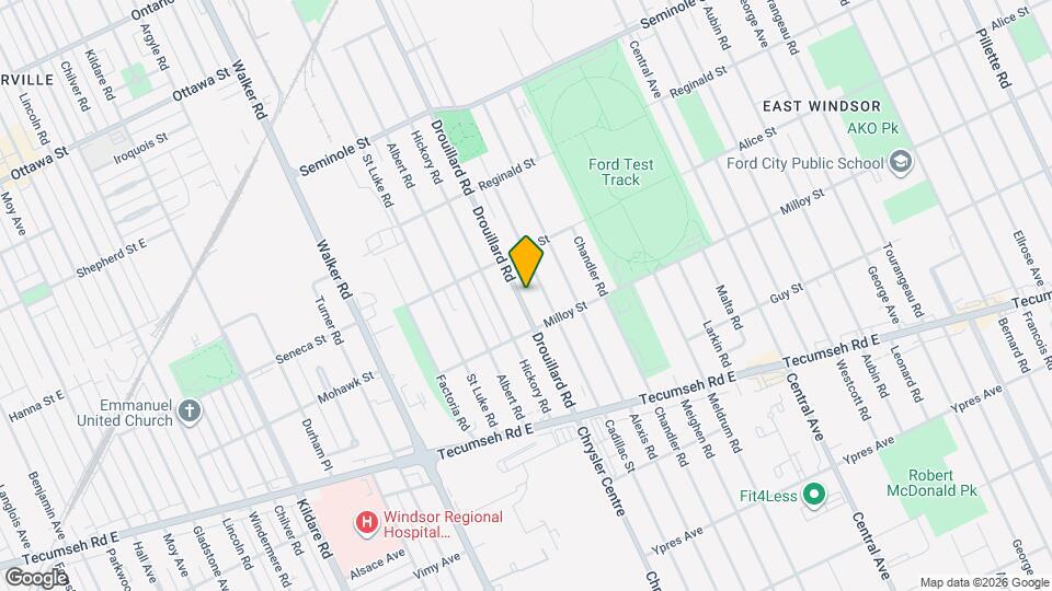 1756 Drouillard Rd Map and Location Details