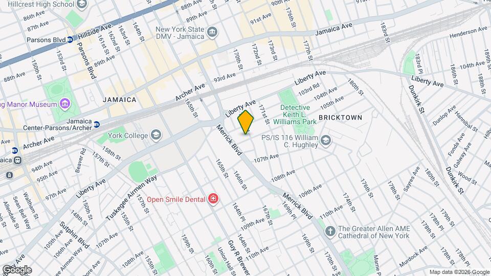 16831 105th Ave, Unit 2nd Floor Map and Location Details