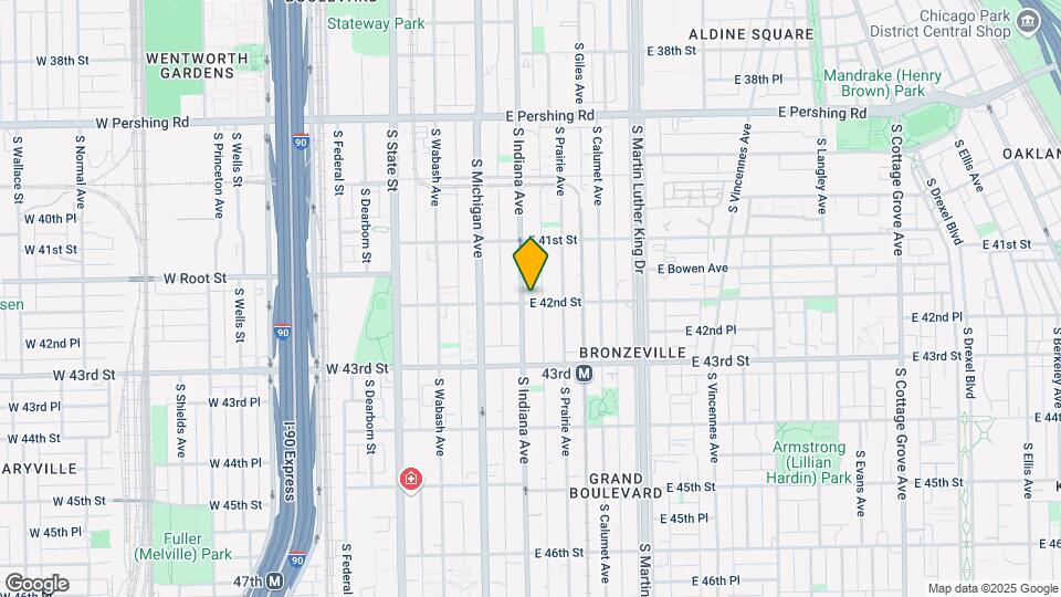 4153-4159 S Indiana Ave Mapa y Detalles de la Ubicación