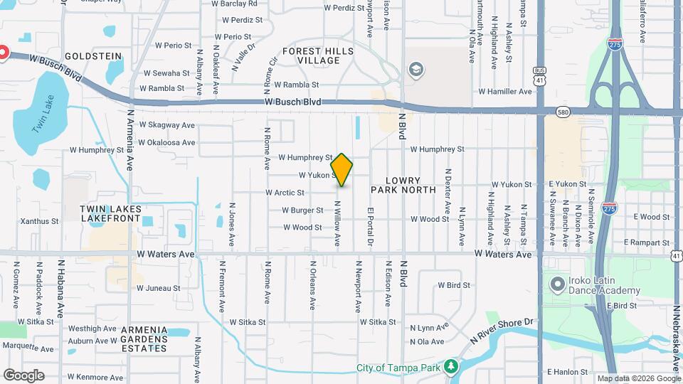 8623 N Willow Ave Map and Location Details
