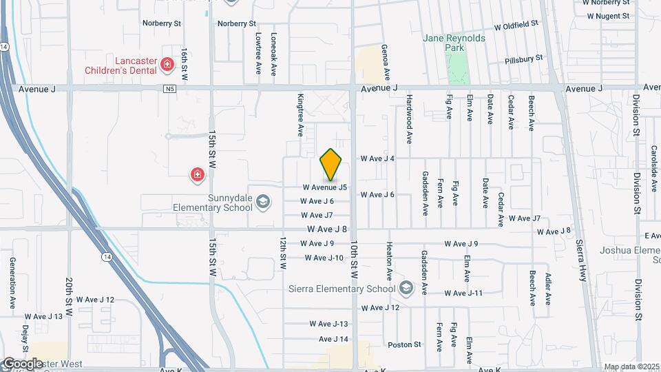 1053 Ave Map and Location Details