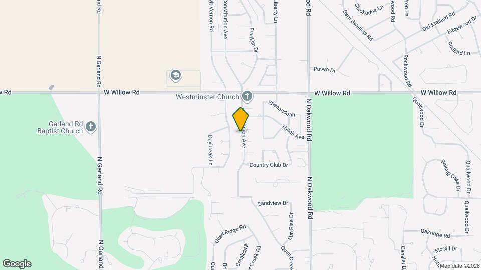 2010 Constitution Ave Map and Location Details