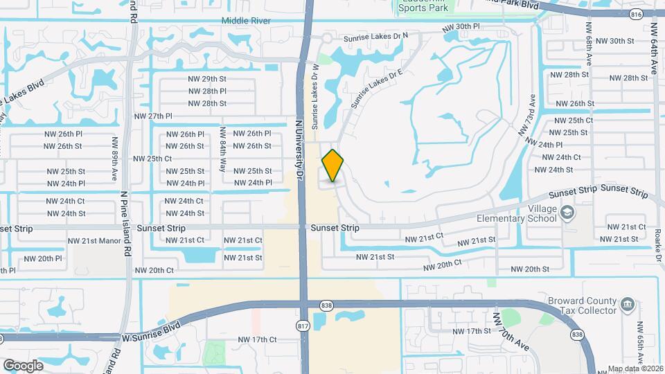 2301 NW 81st Terrace Map and Location Details