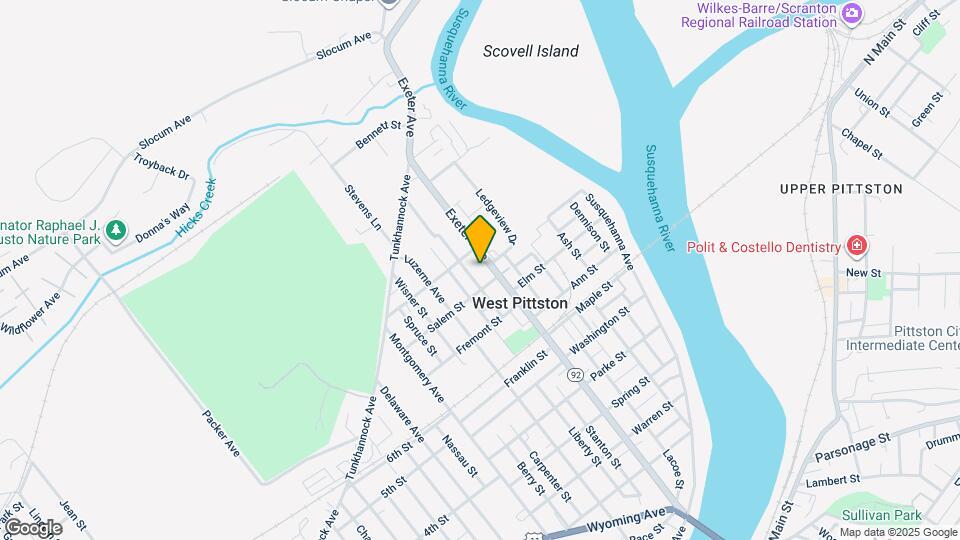 707 Exeter Ave Map and Location Details