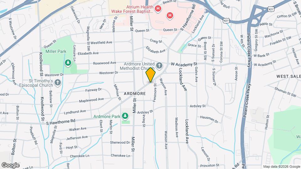 715 S Hawthorne Rd Map and Location Details