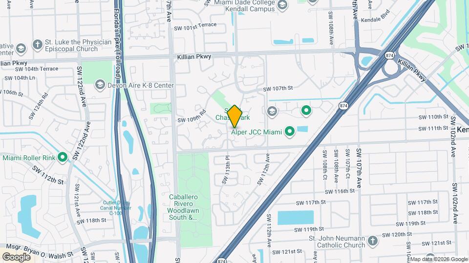 11017 SW 113th Pl Map and Location Details