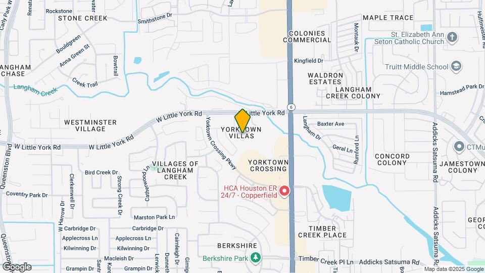 6022 Yorktown Meadow Ln Map and Location Details