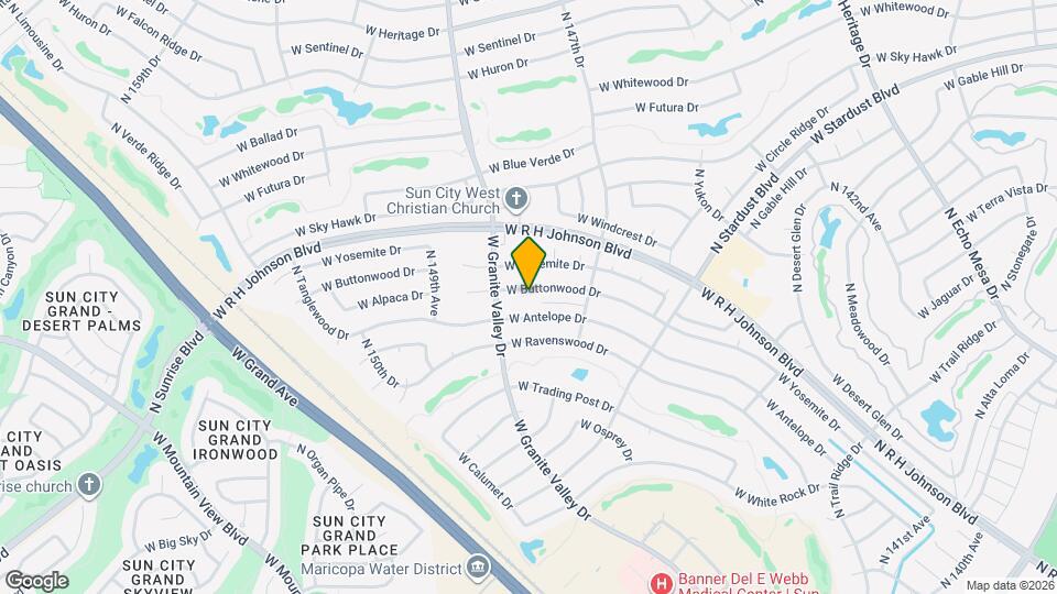 14735 W Buttonwood Dr Map and Location Details