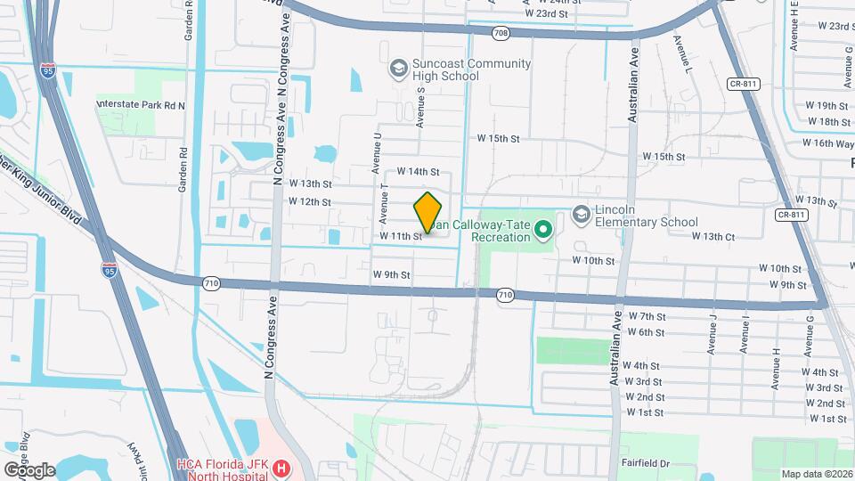 1561 W 11th St Map and Location Details