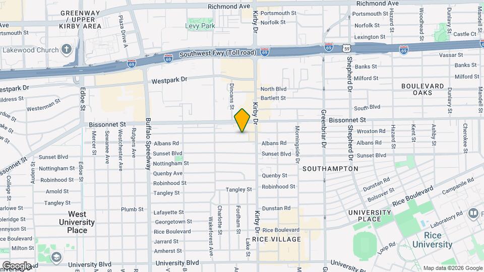 2629 Wroxton Rd Map and Location Details