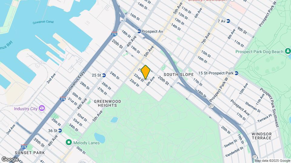 289 22nd St Map and Location Details