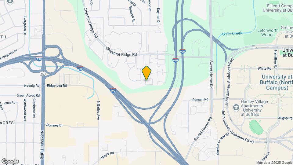 4609 Chestnut Ridge Rd Map and Location Details