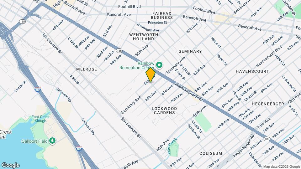 5823 Eastlawn St Map and Location Details