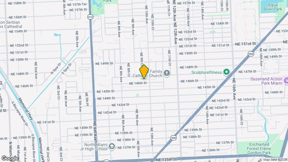 965 NE 146th St Map and Location Details