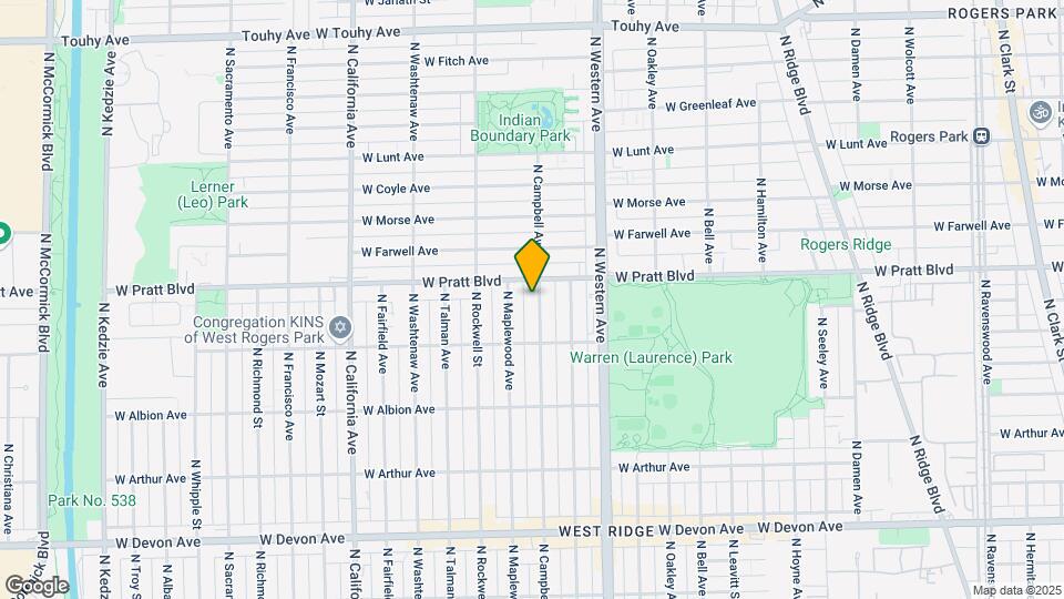 6740 N Campbell Ave Mapa y Detalles de la Ubicación