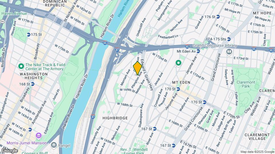 1355 Plimpton Ave Mapa y Detalles de la Ubicación