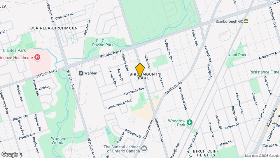 Birchmount Apartments Map and Location Details
