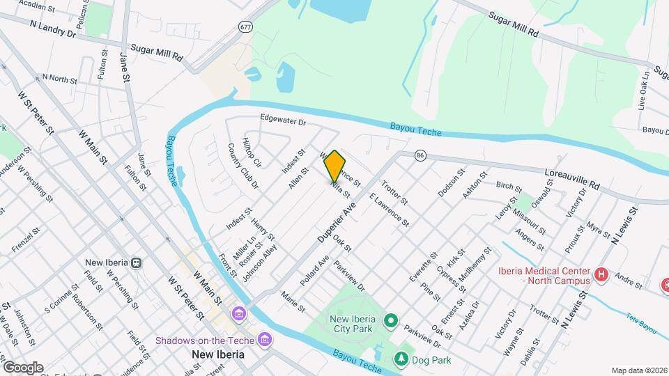 109 Nita St Mapa y Detalles de la Ubicación