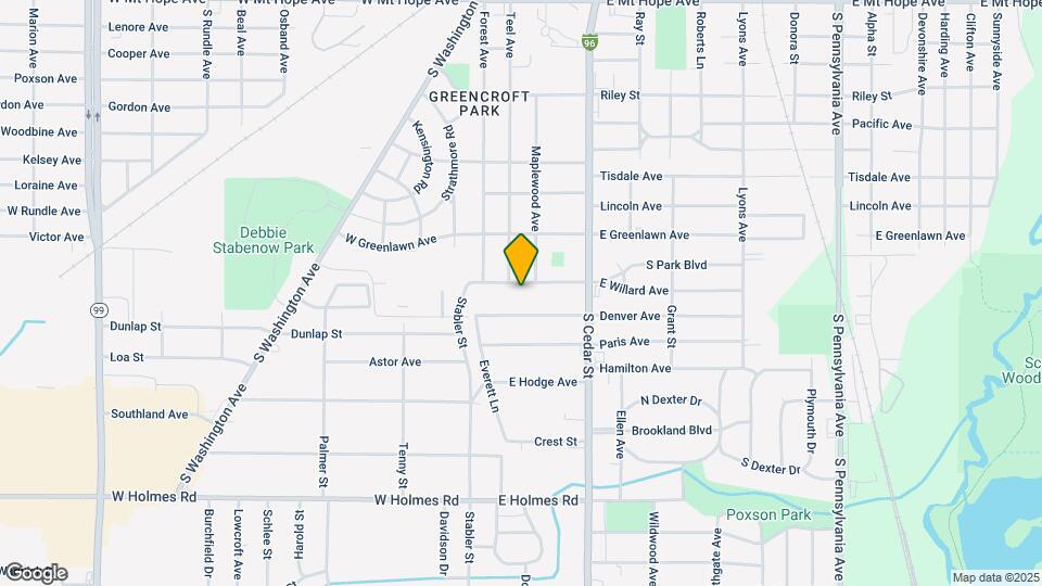224 E Willard Ave Map and Location Details