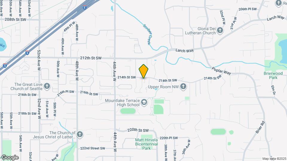 21408 40th Ct W Map and Location Details