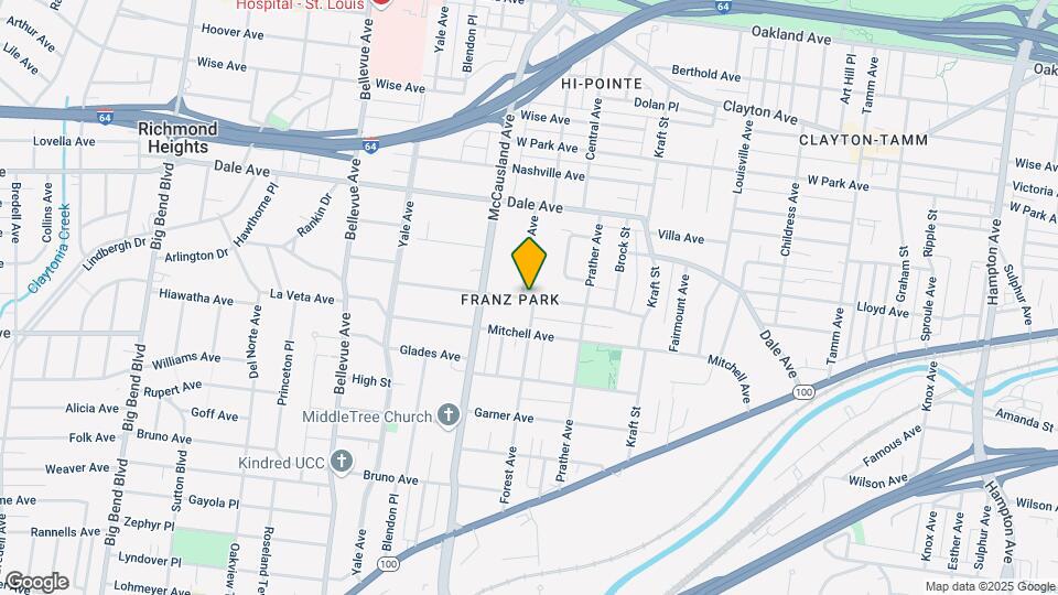 6923 Plateau Ave Map and Location Details