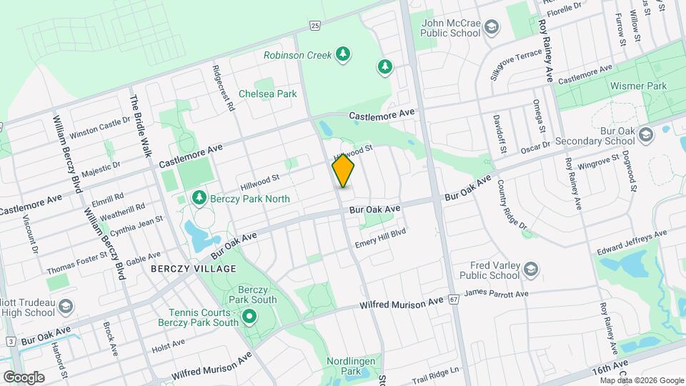 135 Warren Bradley St Map and Location Details