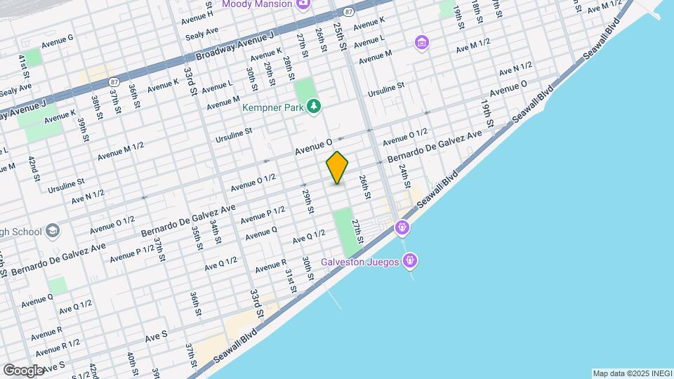 2710 Avenue P 1/2 Map and Location Details