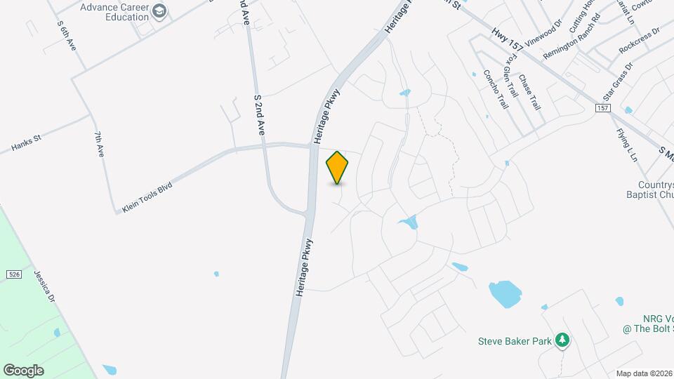 1624 Banded Ledge Dr Map and Location Details