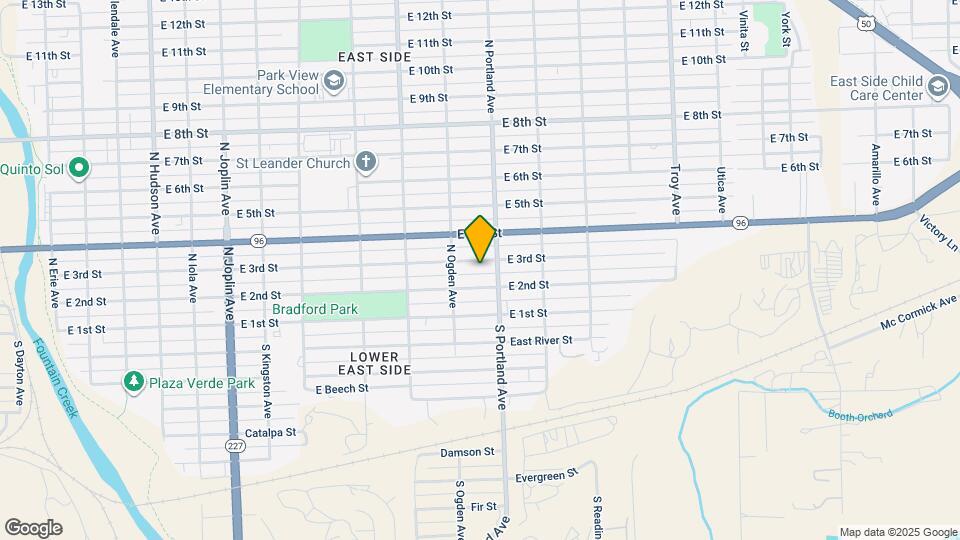 1626 E 3rd St Mapa y Detalles de la Ubicación