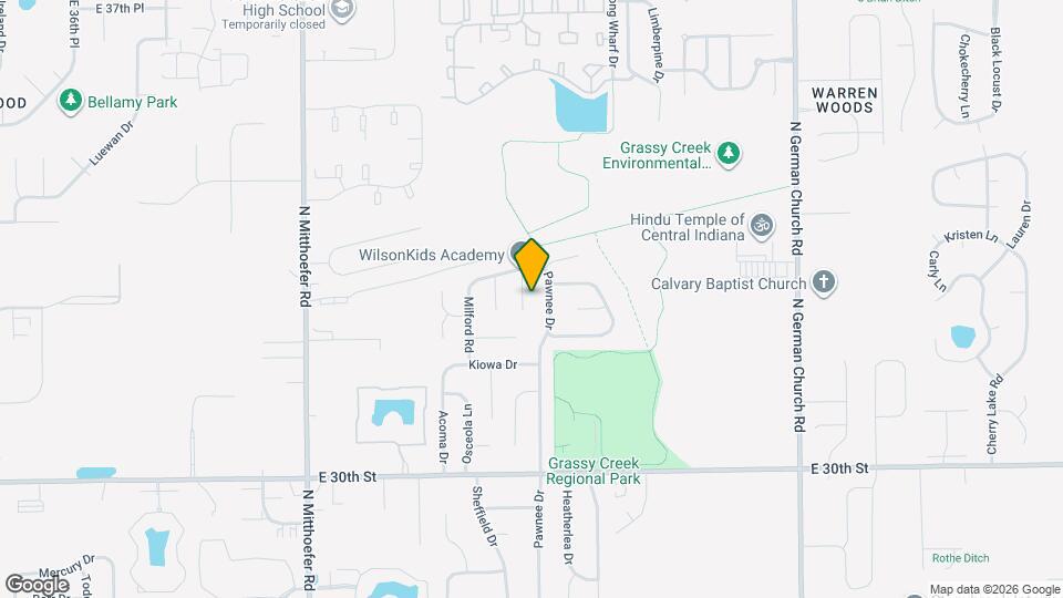 3245 Moccasin Ct Map and Location Details