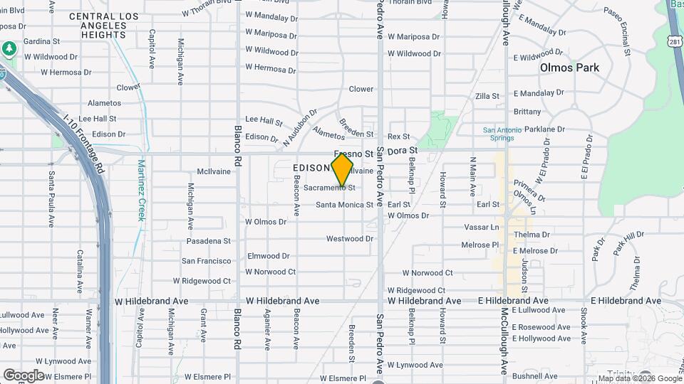 602 Sacramento St Map and Location Details