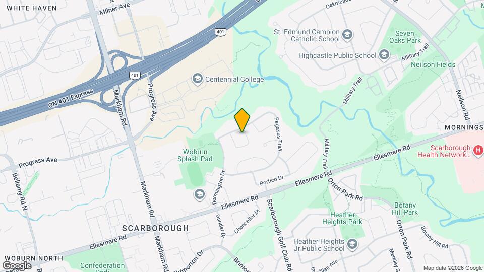 36 Castor Crescent Map and Location Details