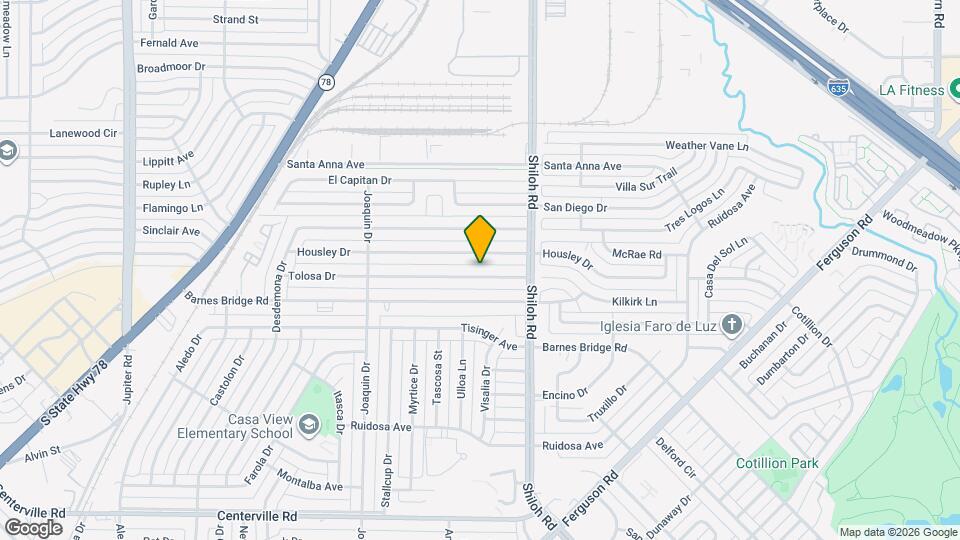 2715 Tolosa Dr Map and Location Details