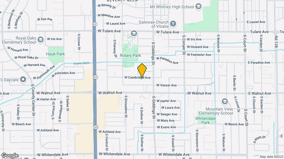 1423 W Cambridge Ave Map and Location Details