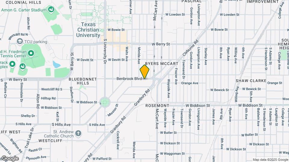 2605 Benbrook Blvd Map and Location Details