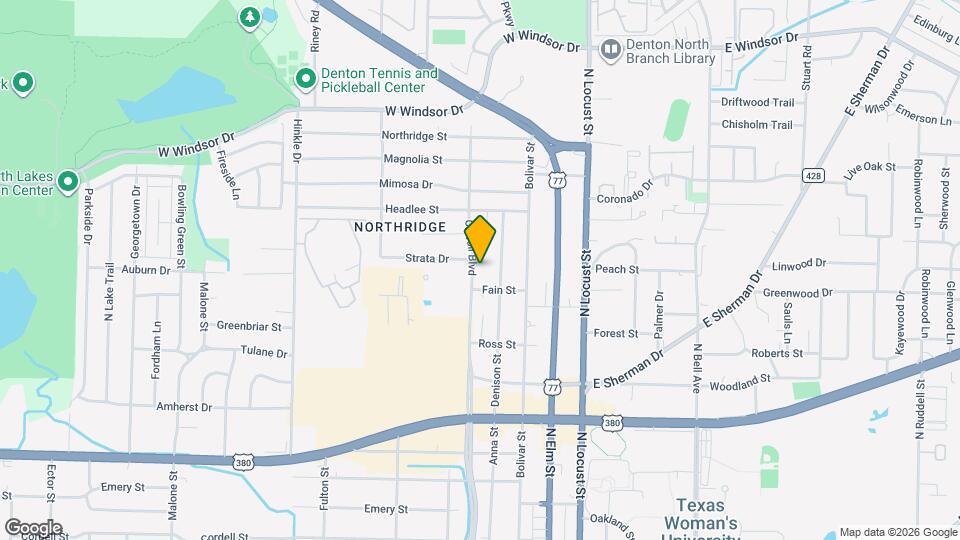 2412 N Carroll Blvd Map and Location Details