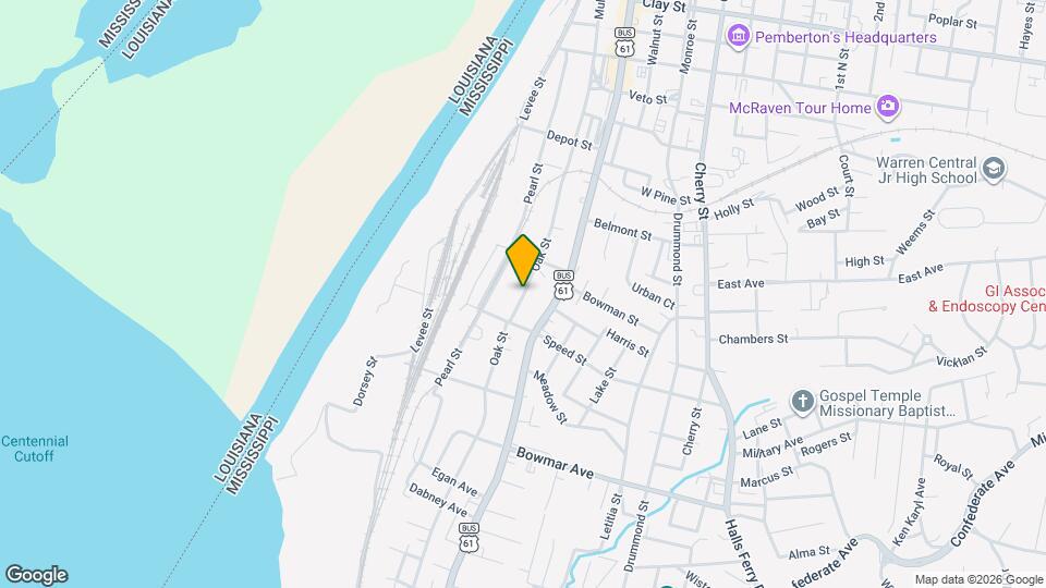 2309 Oak St Map and Location Details