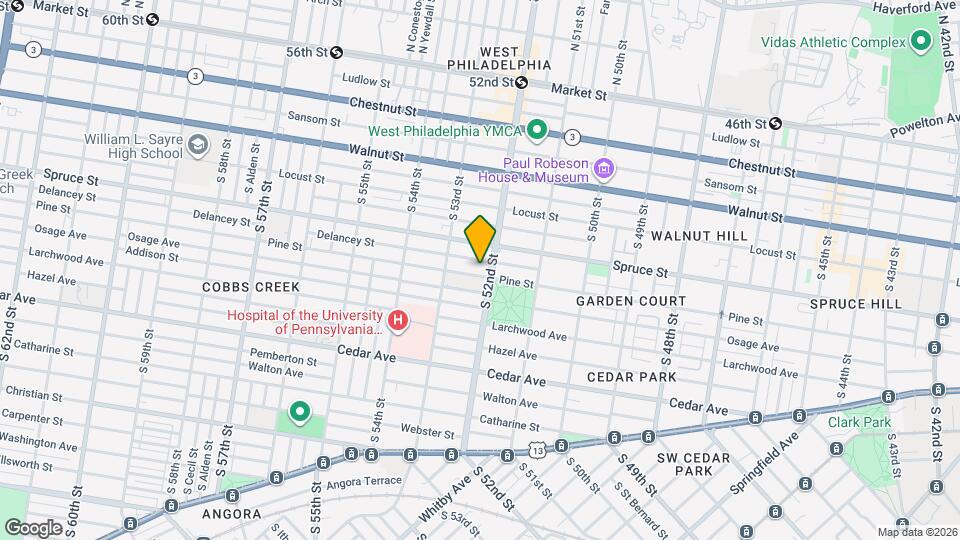 5215 Pine St Map and Location Details