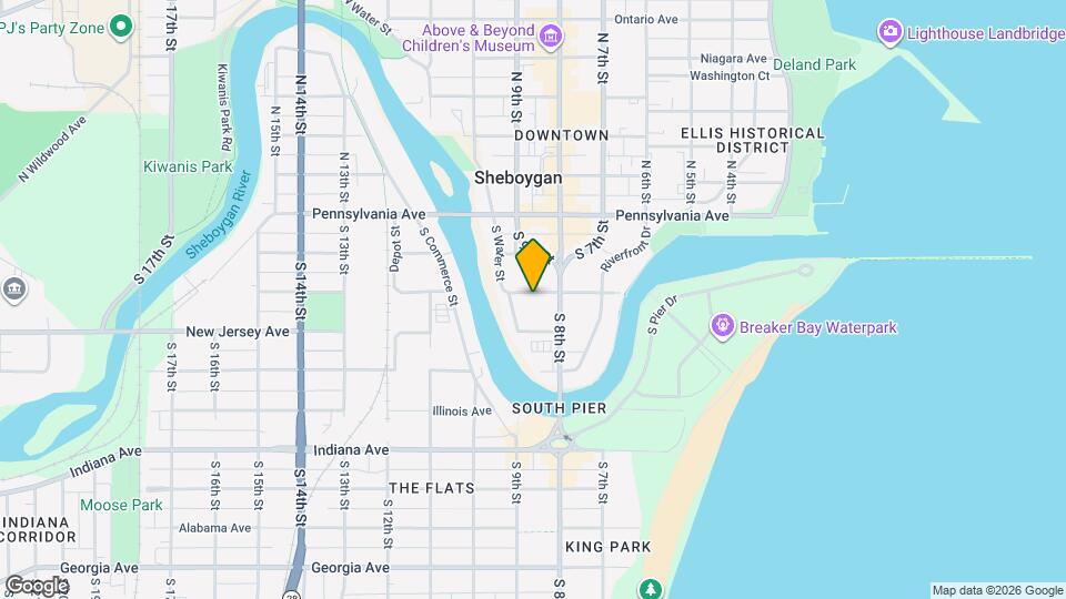 823 Virginia Ave Mapa y Detalles de la Ubicación