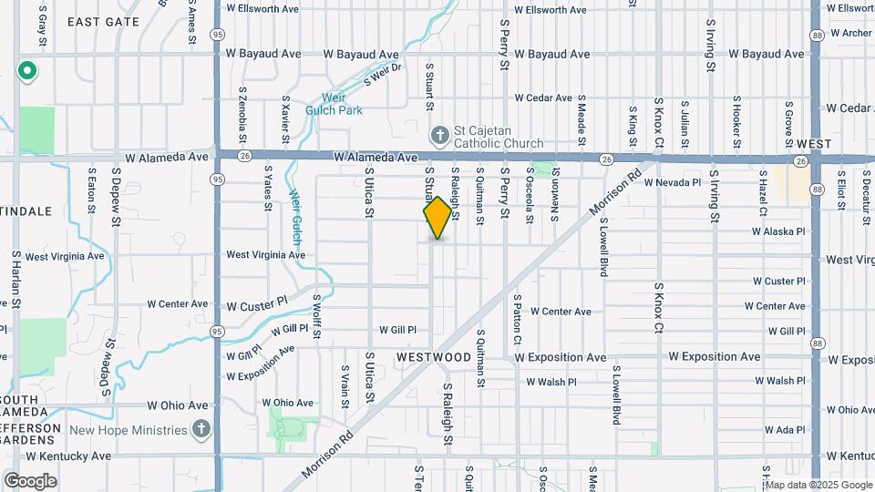 4282 W Virginia Ave Map and Location Details