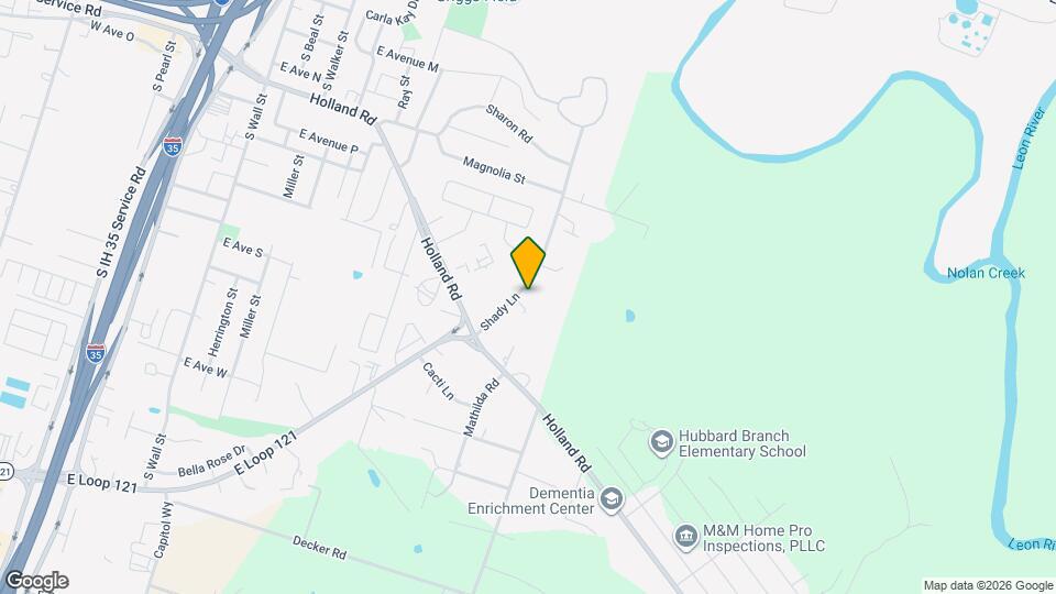 1614 Shady Ln Map and Location Details