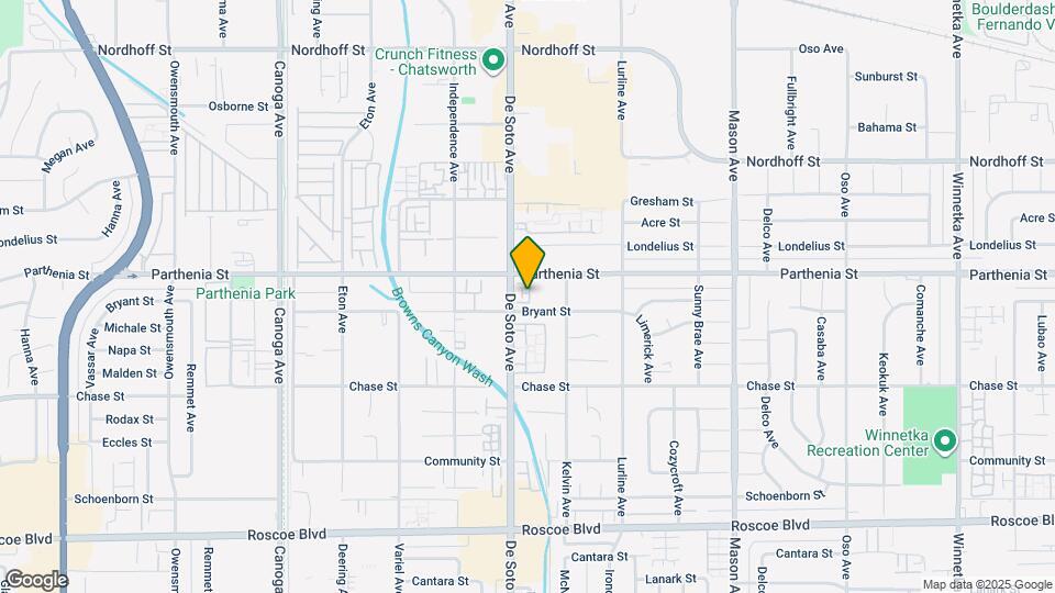 8624 De Soto Ave Map and Location Details