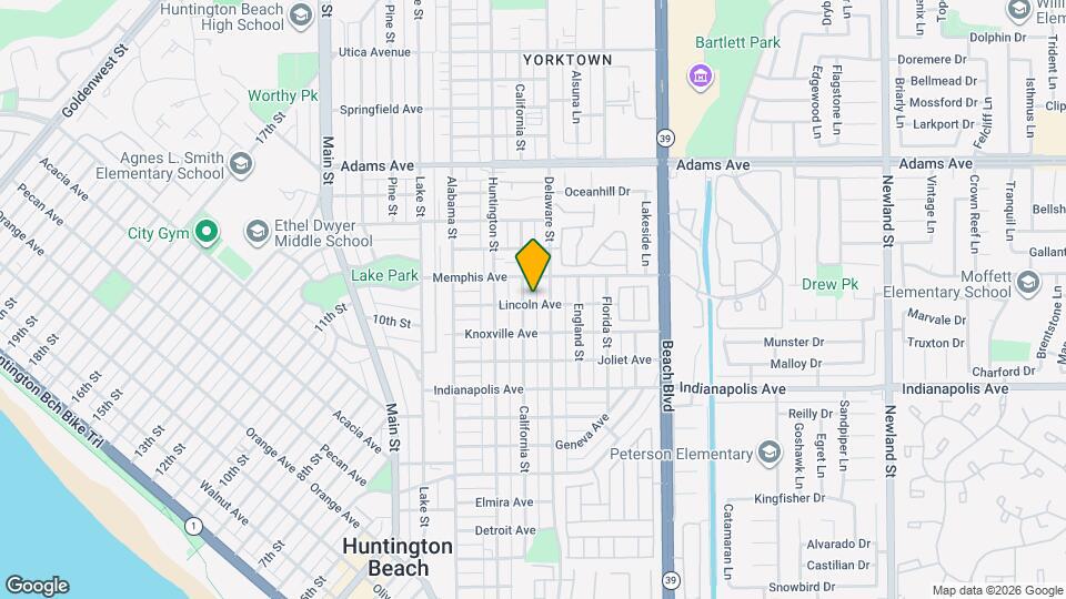 409 Lincoln Ave Map and Location Details