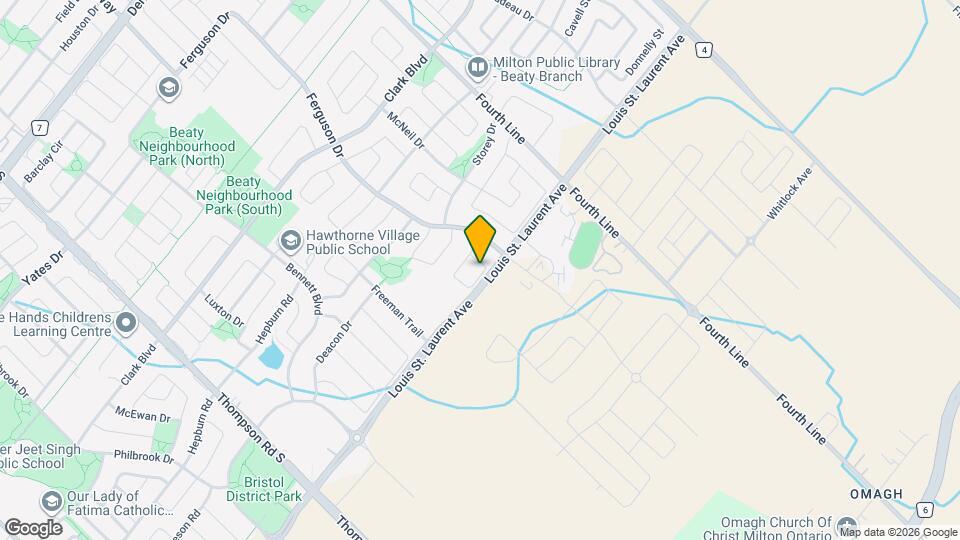 1296 Ellenton Crescent Map and Location Details