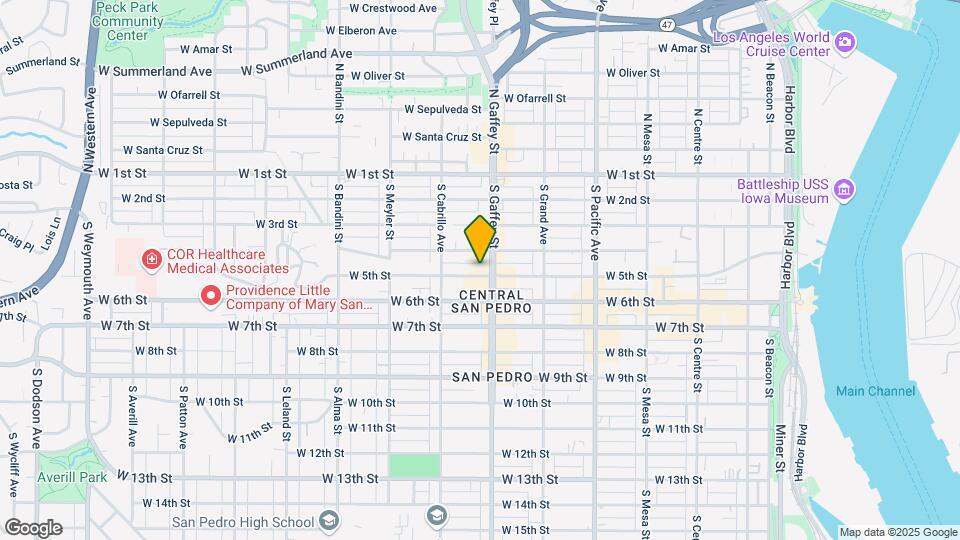 730 W 5th St Mapa y Detalles de la Ubicación