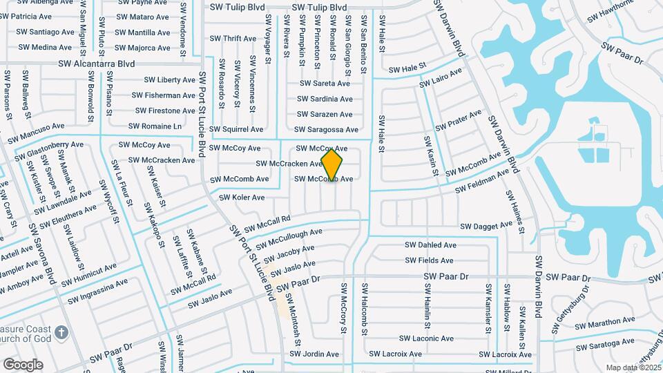 3816 SW McKim St Map and Location Details