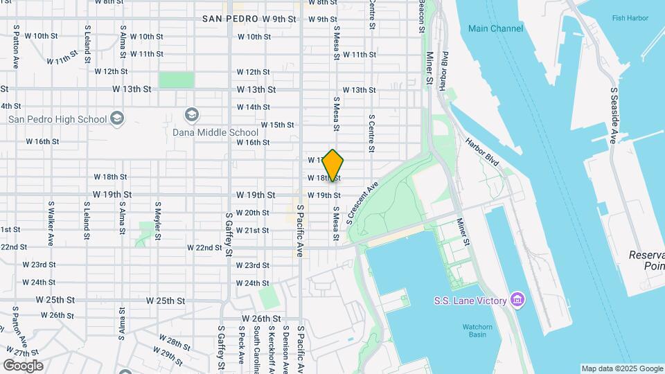 1803 S Mesa St Map and Location Details