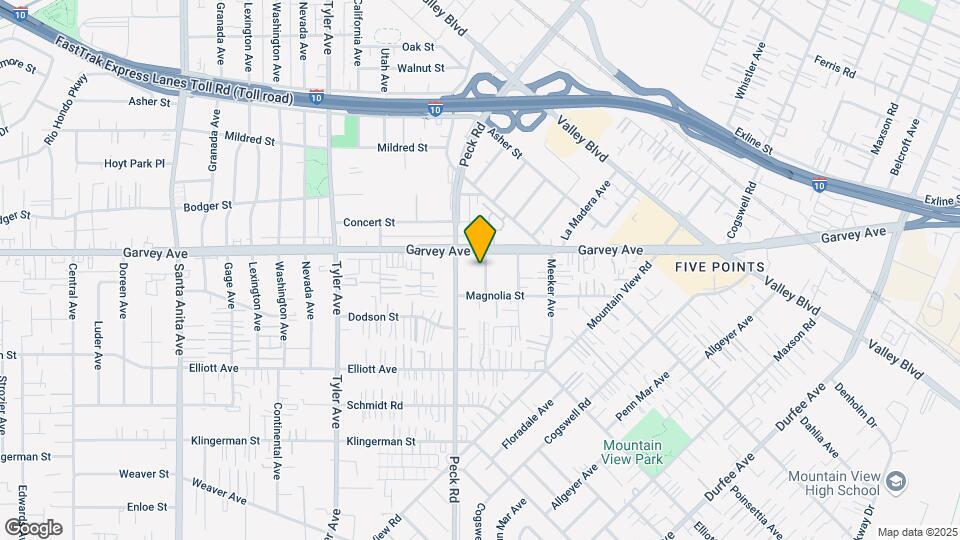 2825 Dee Ave Mapa y Detalles de la Ubicación